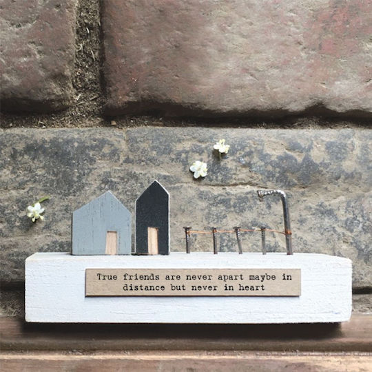 Synchronia Wooden Decorative Miniature 10.5x5x5cm