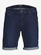 Jack & Jones Jjirick Men's Shorts Jeans Navy Blue