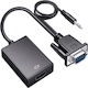 Konverter 3.5mm / VGA männlich zu HDMI männlich 1 Stück E394