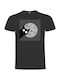 Tshirtakias Moon Cat T-shirt Schwarz