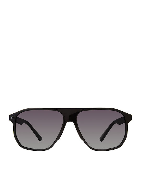 Prive Revaux Unisex Sunglasses with Black Plastic Frame and Black Gradient Lens THECRUZ/S 807WJ