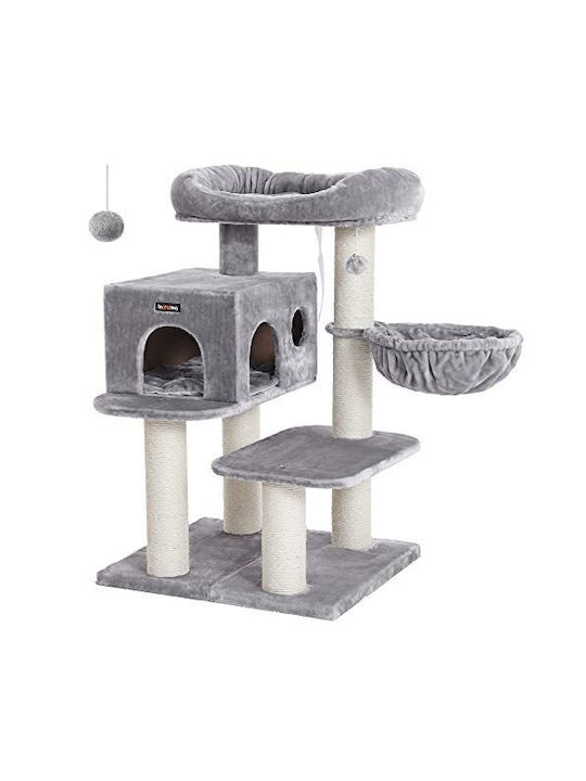 Songmics Feandrea Scratching Post Cat Trees Beige 5 levels 70x60x112cm