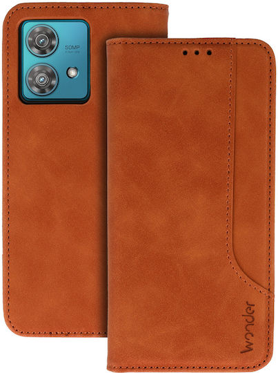 Wonder Prime Case for Motorola Edge 40 Neo Brown