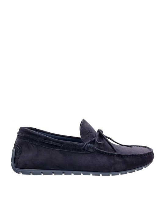 Kricket Suede Ανδρικά Μοκασίνια σε Μπλε Χρώμα