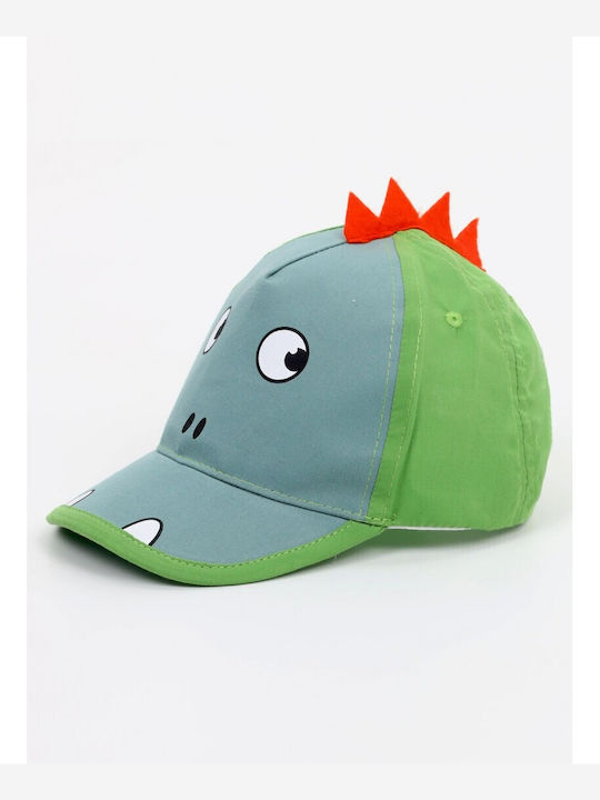 Yo Club Παιδικό Καπέλο Jockey Υφασμάτινο Πράσινο