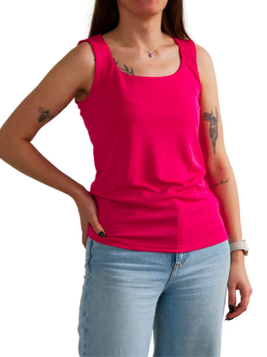 Liu Jo Damen Bluse Ärmellos Pink