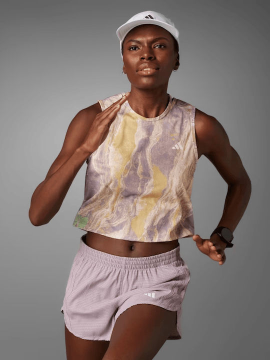 Adidas Women's Blouse Sleeveless Beige