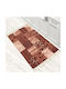Lino Home Teppich Rechteckig Sommer Synthetisch,Polyester/Cotton/Leather mit Fransen Terracota