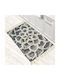 Lino Home Teppich Rechteckig Synthetisch,Polyester/Cotton/Leather mit Fransen Grey
