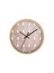 ArteLibre Wall Clock Beige Ø40cm