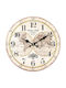 ArteLibre Wall Clock Wooden Ø58cm