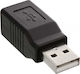 InLine Μετατροπέας USB-A male σε USB-B female 1τμχ 33443