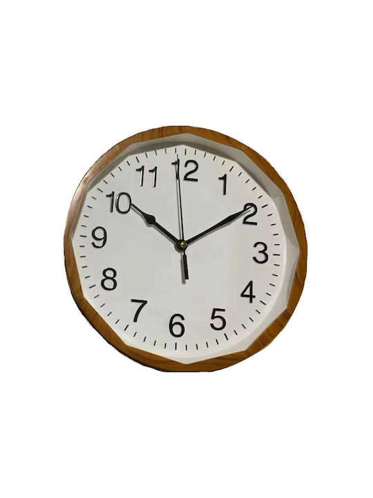 Wall Clock Brown