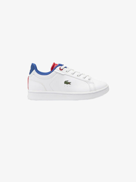 Lacoste Παιδικά Sneakers Λευκά