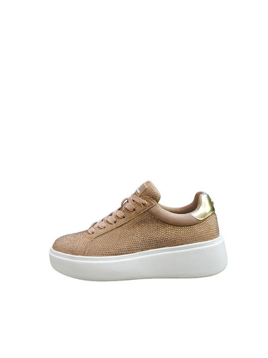 Xti Anatomical Sneakers Gold