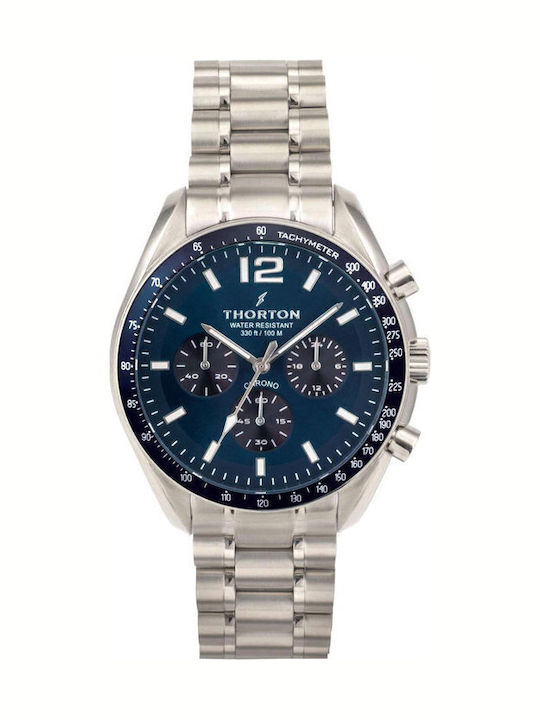 Thorton Ανδρικό Ρολόι 42mm Χρονογράφος Μπαταρία...