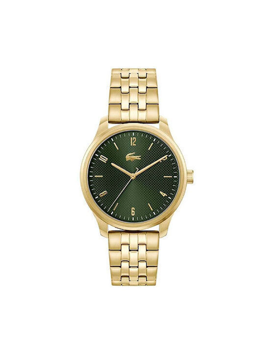 Herren-Armbanduhr mit Quarzwerk in Gold
