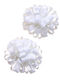 TakTakBaby Set of Kids Hair Clips with Hair Clip Flower in White Color 2pcs