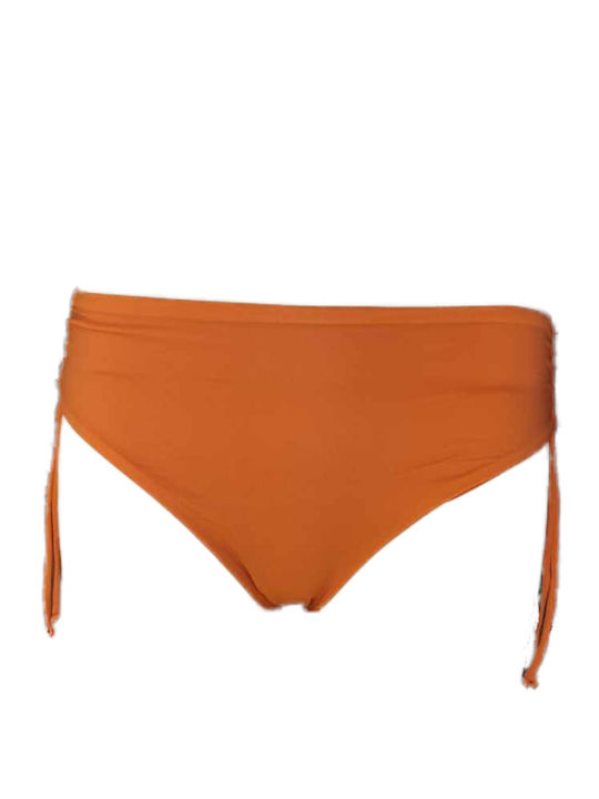 Bikini Slip Ψηλόμεσο Πορτοκαλί