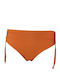Bikini Slip Ψηλόμεσο Πορτοκαλί