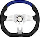 Autoline Type Isotta Car Steering Wheel with 35cm Diameter Blue/Black