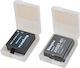 Set of Two Protective Anti-Magnetic Battery Cases for Eken / GitUp / GoPro / SJCam / Xiaomi / ISAW Hero 3 / Hero 4 / Hero 4 Session