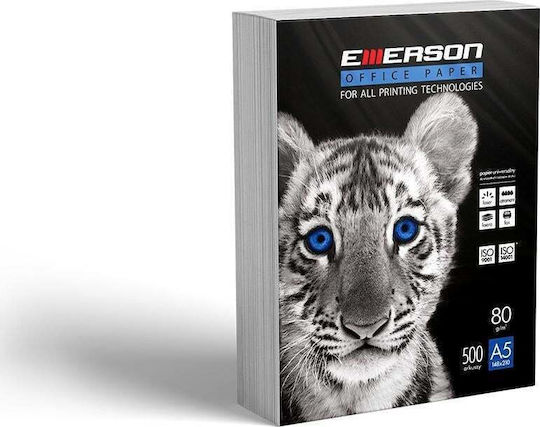 Emerson Photocopier Paper Tiger 80g 500 Sheets A5