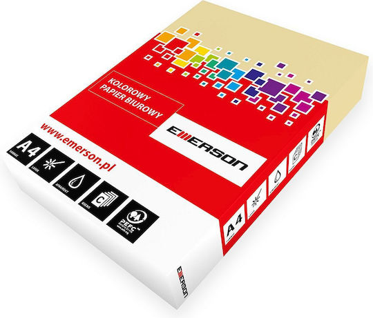 Colored Paper 4002 A4 Cream 80g Emerson Xem408002