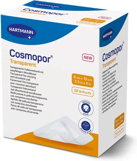 Hartmann Hydrofilm Plus Sterile Waterproof Dressing 9x10cm 50pcs