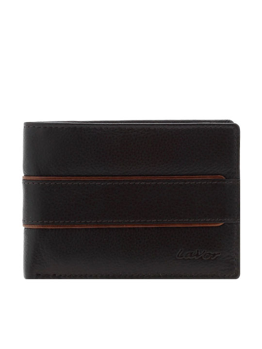 Leather Men's Wallet Classic with RFID Brown
