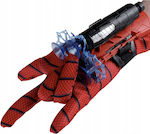 Mănușă Spiderman pentru copii cu lansator Zola, 3 săgeți, ventuze, material textil, dimensiuni 15,5 x 7,5 x 5,5 cm