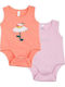 Dreams by Joyce Set Babystrampler Ärmellos Coral 2Stück