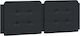 vidaXL Leather Bed Headboard Cushion Black 140x...