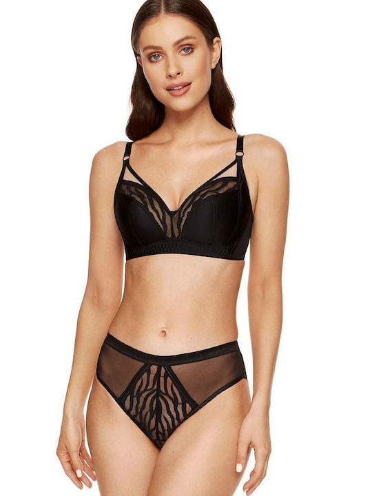 Gorteks Damen Slip Schwarz