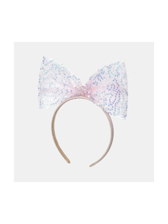 Alouette Pink Kids Headband with Bow