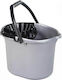 Homeplast Mop Bucket with Squeezer Plastic Capacity 15lt (Various Colors)