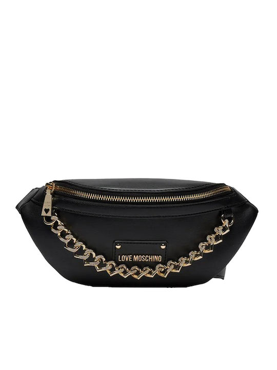 Moschino Magazin online pentru femei Piele Bum Bag pentru Talie Negru