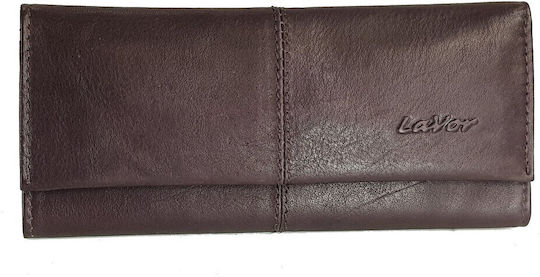 Lavor Δερμάτινη Καπνοθήκη με Κούμπωμα 16.5x7.5εκ. Δερμάτινη Καφέ