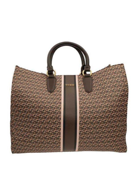 Guess Din piele Geantă de damă Tote De mână Multicolor