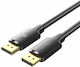 Vention Cable DisplayPort male - DisplayPort male 2m Μαύρο
