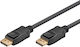 Goobay Kabel DisplayPort-Stecker - DisplayPort-Stecker 2m Schwarz (65809)