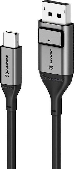 Alogic Cable DisplayPort male - mini DisplayPort male 2m Silver (ULMDPDP02-SGR)