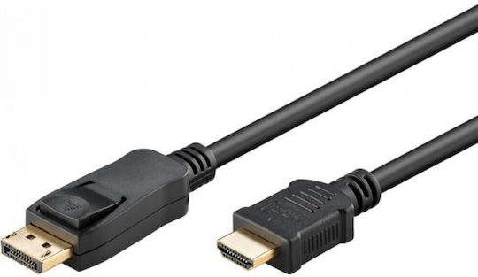 Goobay Cable DisplayPort male - HDMI male 1m Black (64835)