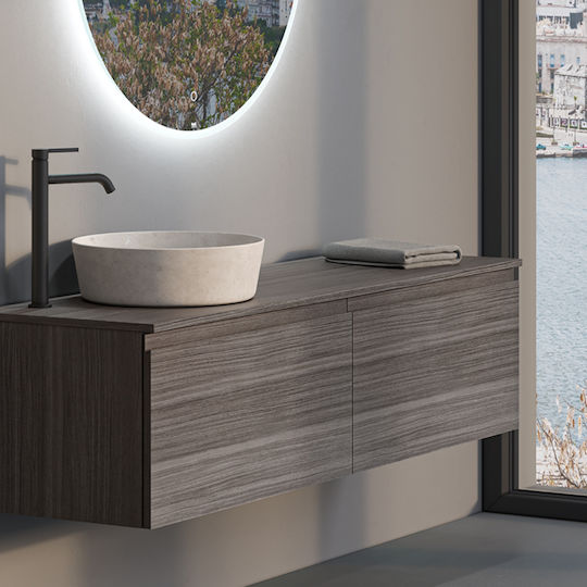 Rak Ceramics Επικαθήμενος Νιπτήρας Πορσελάνης 42x42cm Μπεζ