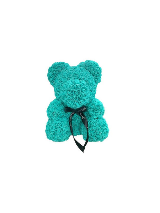 Teddybär aus künstlichen Rosen 25cm in Box Mohicans Black Line