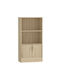 Bookcase Negan Sonoma 60x30x120cm