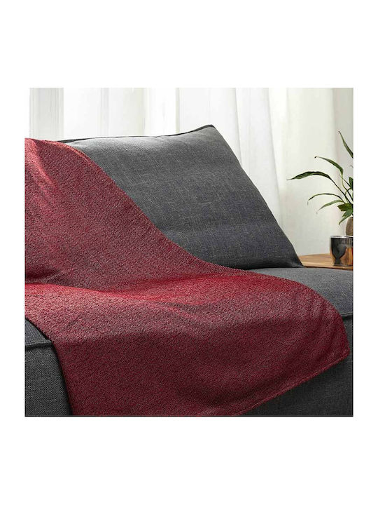 Aigaion Sofa Throws 2 Seater 180x240cm Wine