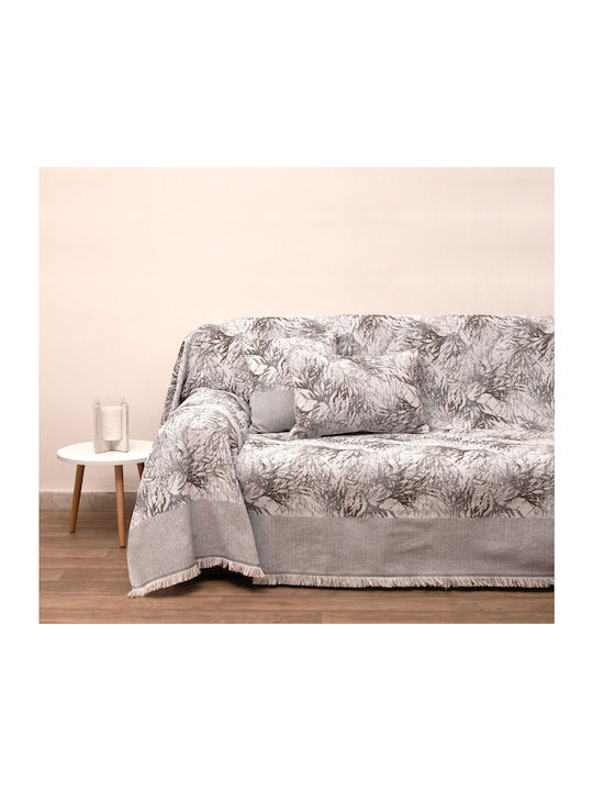 Anna Riska Armchair Throw Jacquard 180x180cm Linen