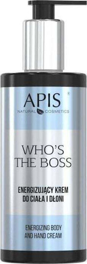 Apis Natural Cosmetics Who's The Boss Moisturizing Body Cream with Shea Butter for All Skin Types 300ml