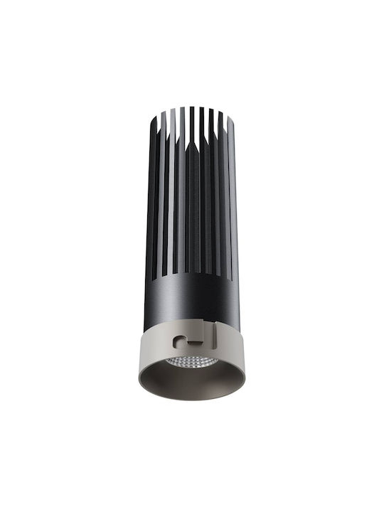 Gekas Spot Încorporat cu LED Integrat și Lumină Alb Cald Argintiu 3x3cm. 1buc
